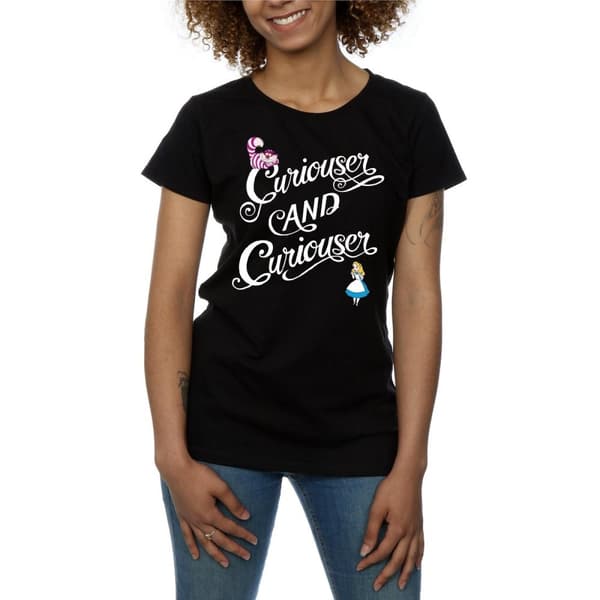 Alice In Wonderland Dam/Lady Curiouser And Curiouser - T-shirt