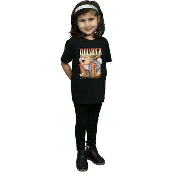 Bambi Girls Thumper Montage Cotton T-Shirt