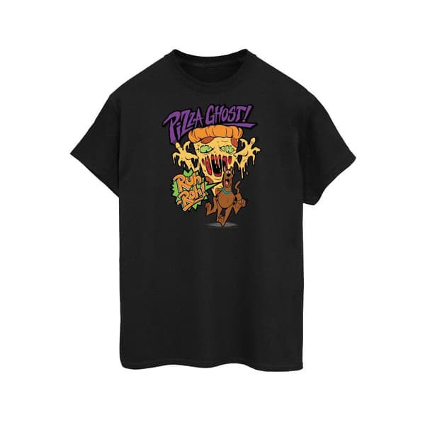 Scooby Doo Mens Pizza Ghost Cotton T-Shirt