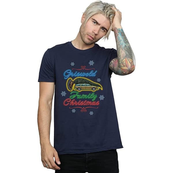 National Lampoon´s Christmas Vacation Mens Griswold Family Cotton T-Shirt