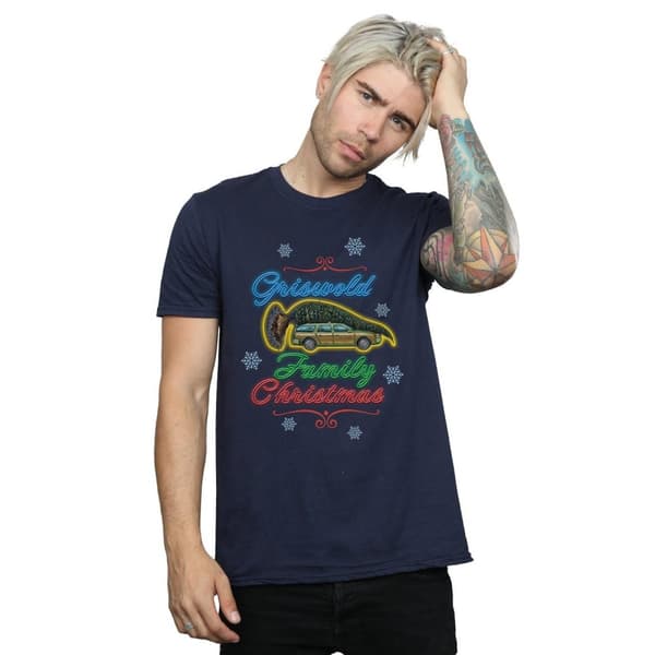 National Lampoon´s Christmas Vacation Mens Griswold Family Cotton T-Shirt