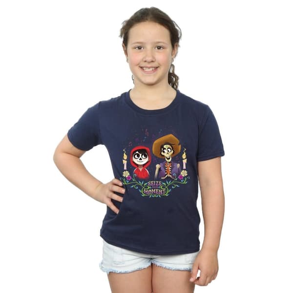 Coco T-shirt i bomull för flickor - Seize The Moment