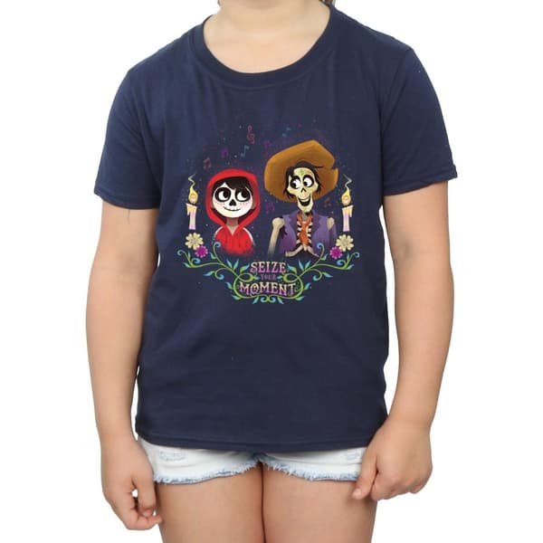 Coco T-shirt i bomull för flickor - Seize The Moment