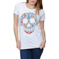Miniatyrbillede 3 af 5: Coco Dame/kvinde Skull bomulds T-shirt med kranie