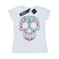 Miniatyrbillede 1 af 5: Coco Dame/kvinde Skull bomulds T-shirt med kranie