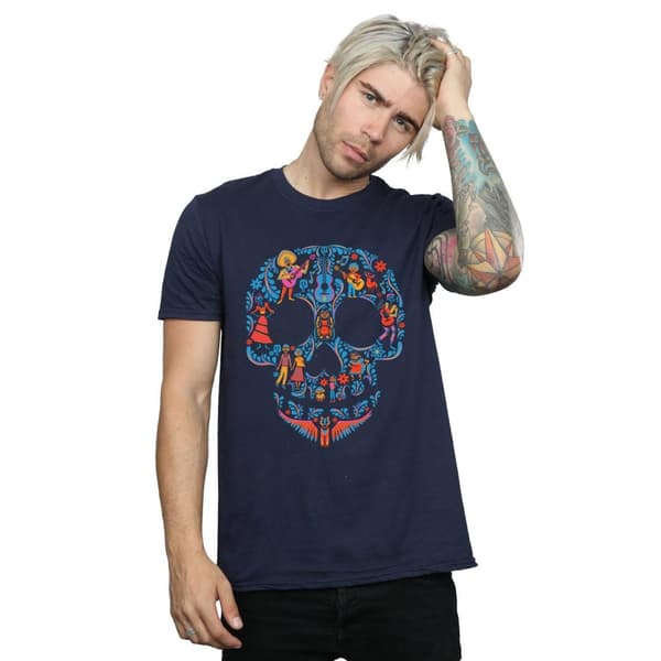 Coco Mens Skull Cotton T-Shirt
