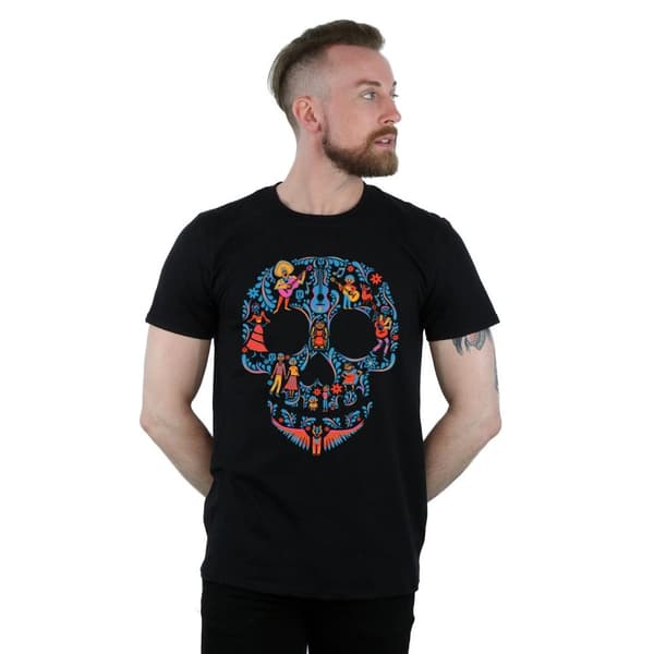 Coco Mens Skull Cotton T-Shirt