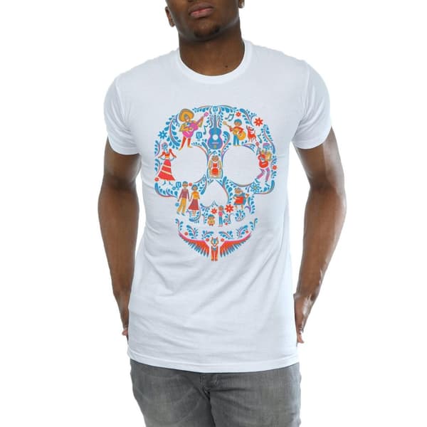 Coco Mens Skull Cotton T-Shirt