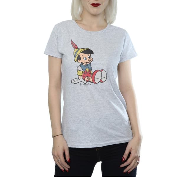 Pinocchio Womens/Ladies Classic Heather T-Shirt