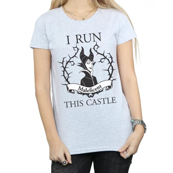 Maleficent Dam/Lady I Run This Castle T-shirt i bomull