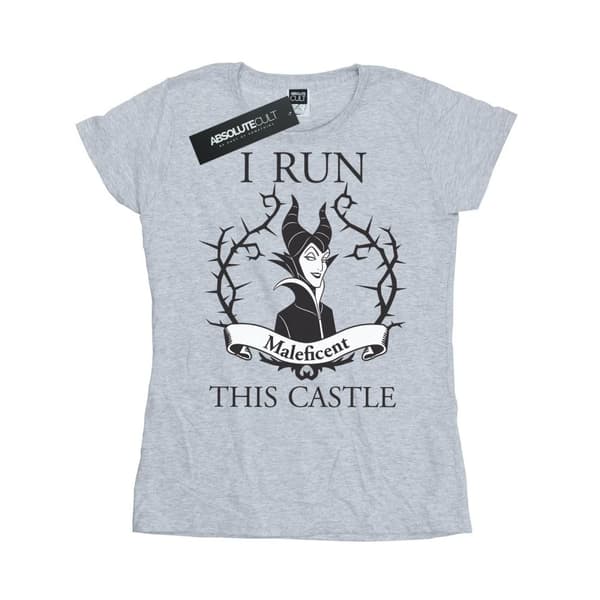 Maleficent Dam/Lady I Run This Castle T-shirt i bomull