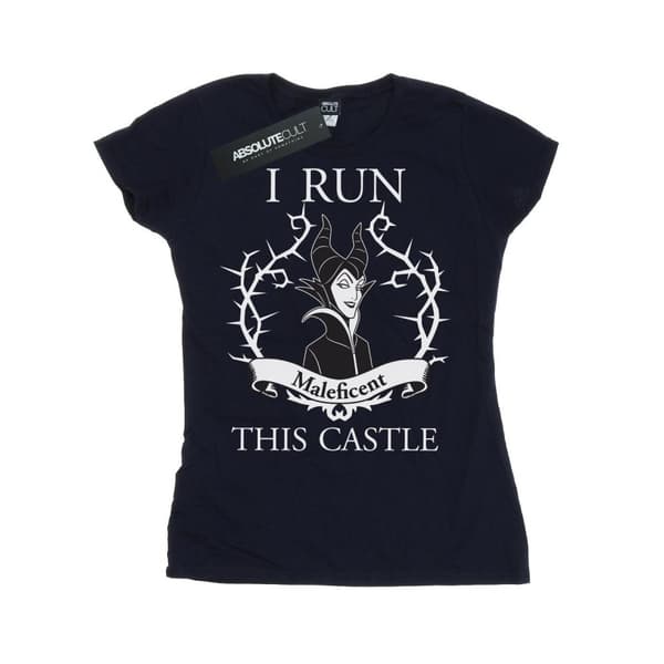 Maleficent Dam/Lady I Run This Castle T-shirt i bomull