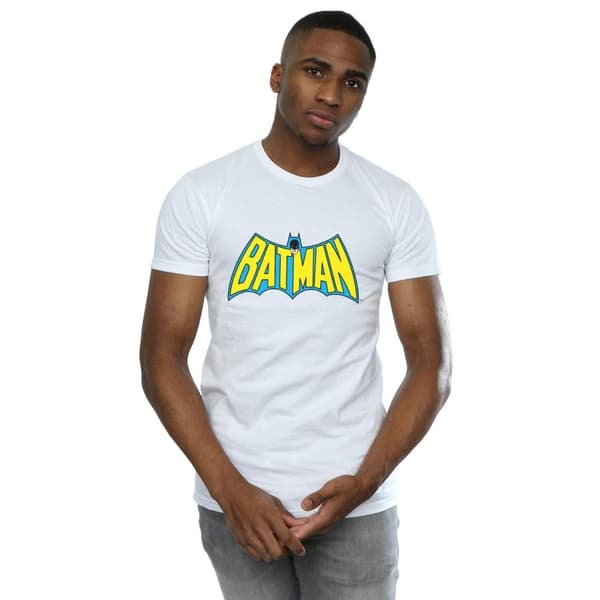 Batman Mens Retro Logo Cotton T-Shirt
