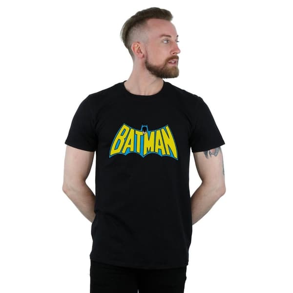 Batman Mens Retro Logo Cotton T-Shirt