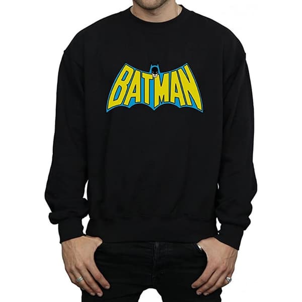 Batman Mens Retro Logo Cotton T-Shirt