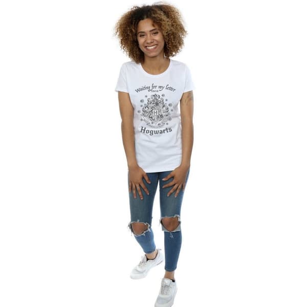 Harry Potter Womens/Ladies Waiting For My Letter Hogwarts Cotton T-Shirt