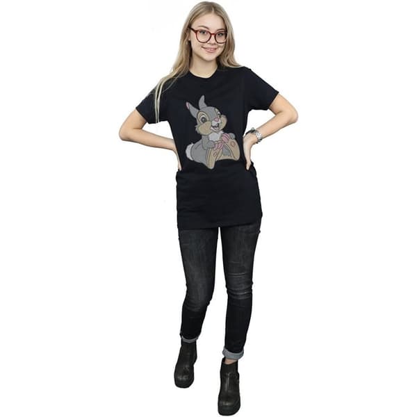 Bambi Dam/Lady Classic Thumper Boyfriend T-shirt i bomull