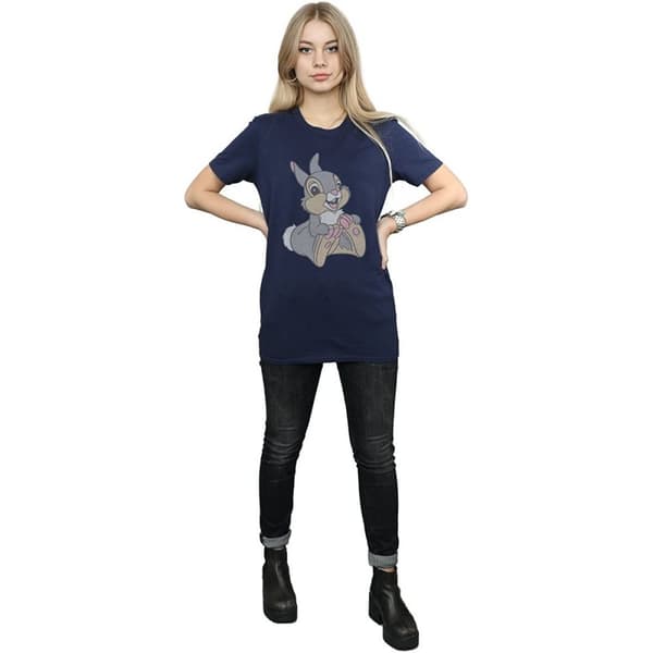 Bambi Dam/Lady Classic Thumper Boyfriend T-shirt i bomull