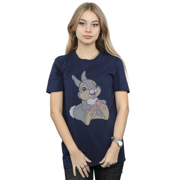 Bambi Dam/Lady Classic Thumper Boyfriend T-shirt i bomull
