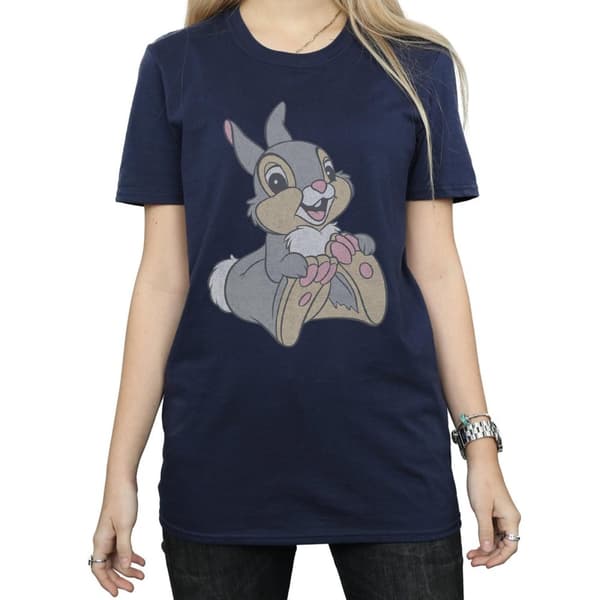 Bambi Dam/Lady Classic Thumper Boyfriend T-shirt i bomull