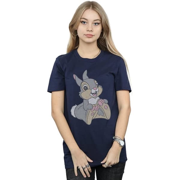 Bambi Dam/Lady Classic Thumper Boyfriend T-shirt i bomull