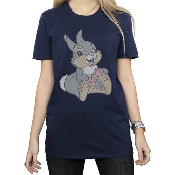 Bambi Dam/Lady Classic Thumper Boyfriend T-shirt i bomull