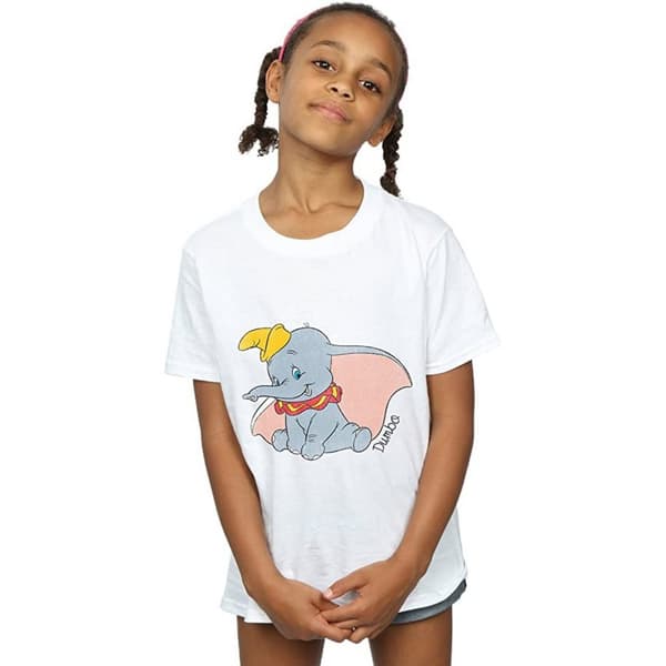 Dumbo Girls Classic Cotton T-Shirt