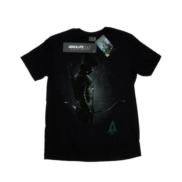 Green Arrow Mens Hooded Focus Cotton T-Shirt