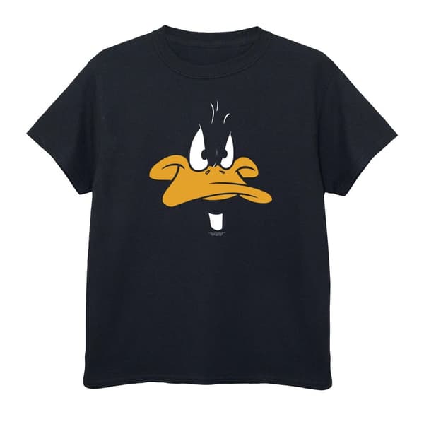 Looney Tunes T-shirt i bomull med Daffy Duck-ansikte för flickor