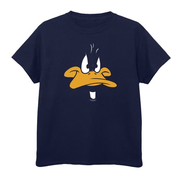 Looney Tunes T-shirt i bomull med Daffy Duck-ansikte för flickor