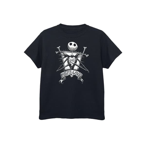 Nightmare Before Christmas Pojkar - Misfit Love Jack Skellington T-shirt i bomull