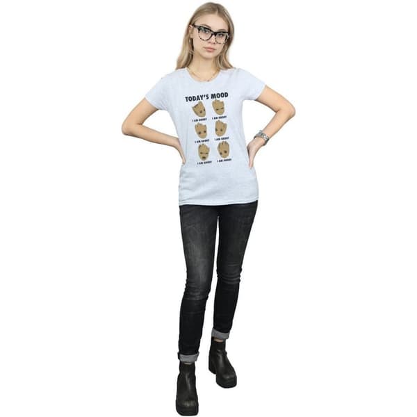 Guardians Of The Galaxy Dam/Tjej Dagens humör Baby Groot T-shirt
