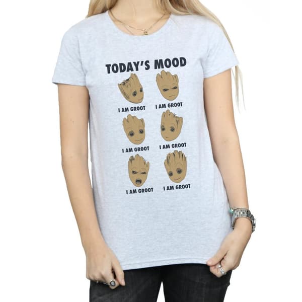Guardians Of The Galaxy Womens/Ladies Today´s Mood Baby Groot T-Shirt