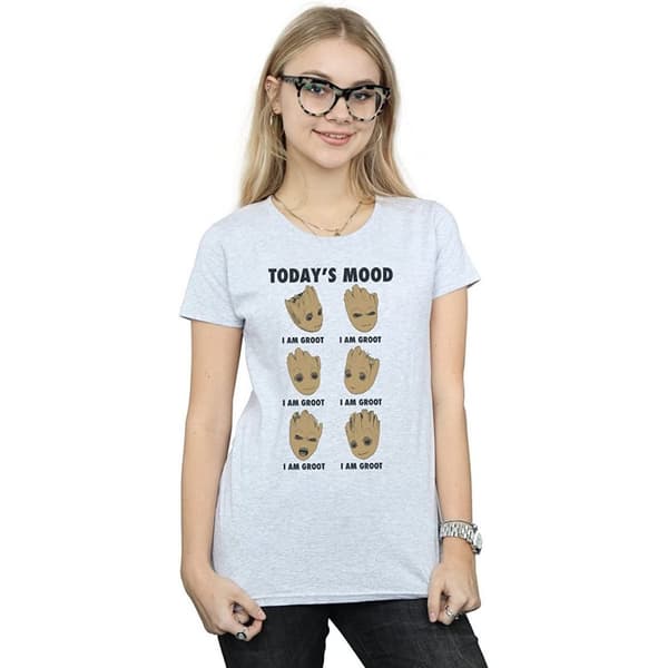 Guardians Of The Galaxy Womens/Ladies Today´s Mood Baby Groot T-Shirt