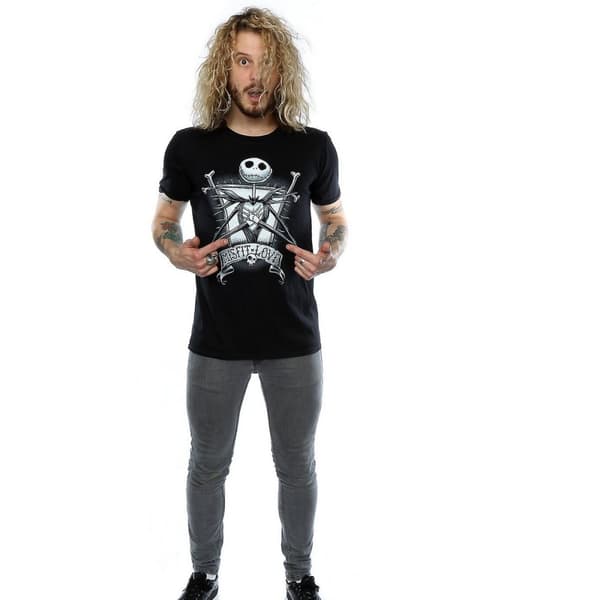 Nightmare Before Christmas Misfit Love Jack Skellington - bomulls-T-shirt för herrar