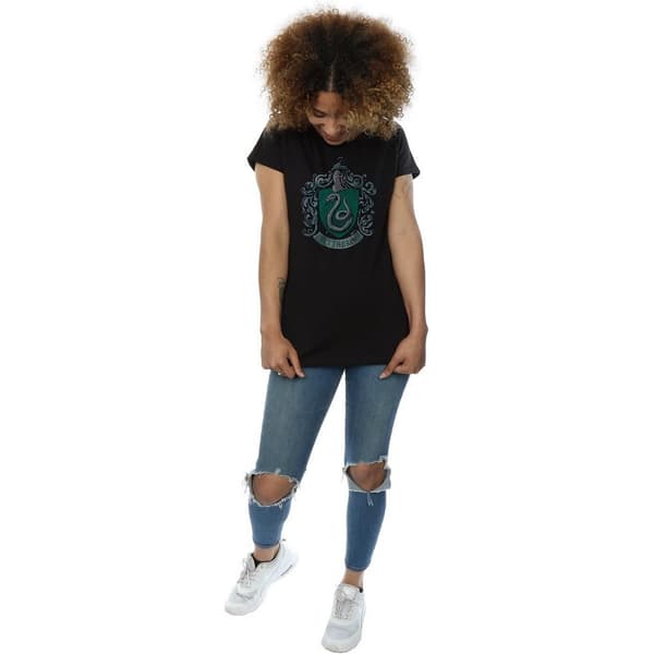 Harry Potter Womens/Ladies Slytherin Cotton T-Shirt