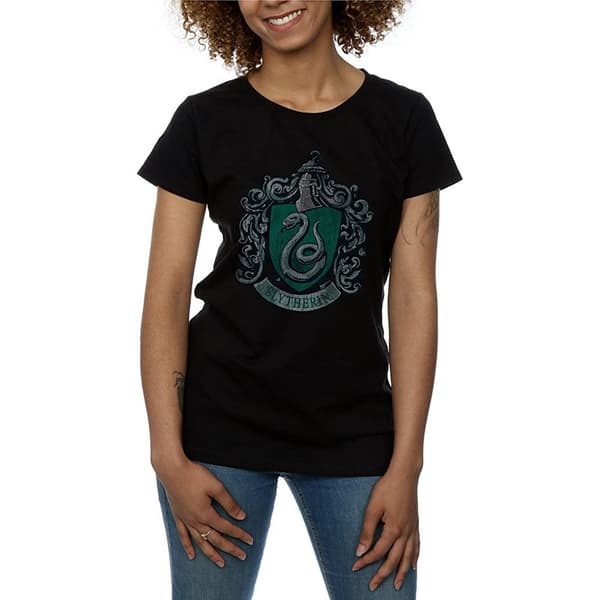 Harry Potter Womens/Ladies Slytherin Cotton T-Shirt