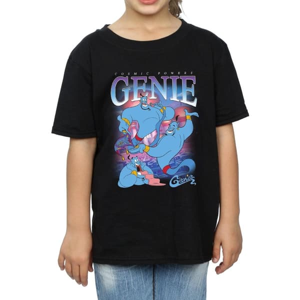 Aladdin Girls Genie Montage Cotton T-Shirt