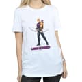 Miniatyrbild 5 av 5: Hawkeye s Dam/Lady Locked On Target Boyfriend-T-shirt för kvinnor