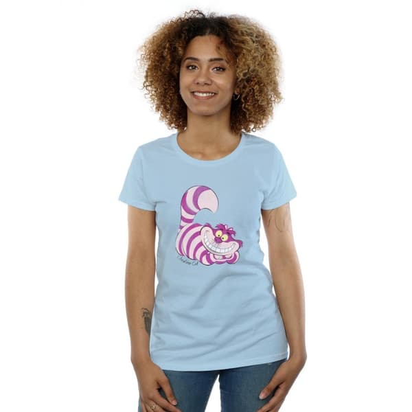 Alice In Wonderland Womens/Ladies Cheshire Cat Fitted T-Shirt