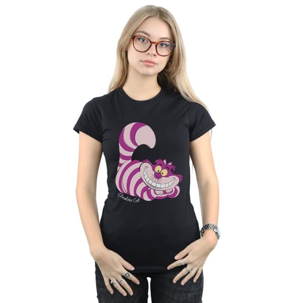Alice In Wonderland Womens/Ladies Cheshire Cat Fitted T-Shirt