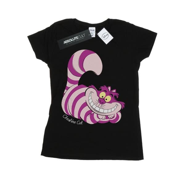 Alice In Wonderland Womens/Ladies Cheshire Cat Fitted T-Shirt