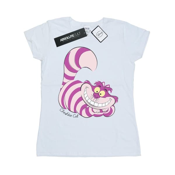 Alice In Wonderland Womens/Ladies Cheshire Cat Fitted T-Shirt