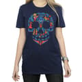 Miniatyrbillede 3 af 5: Coco Womens/Ladies Skull Cotton Boyfriend T-Shirt