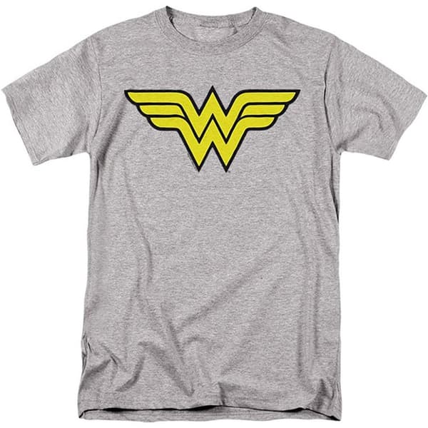 Wonder Woman T-shirt med logo til mænd