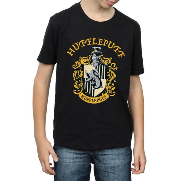 Harry Potter Hufflepuff T-shirt i bomull för pojkar