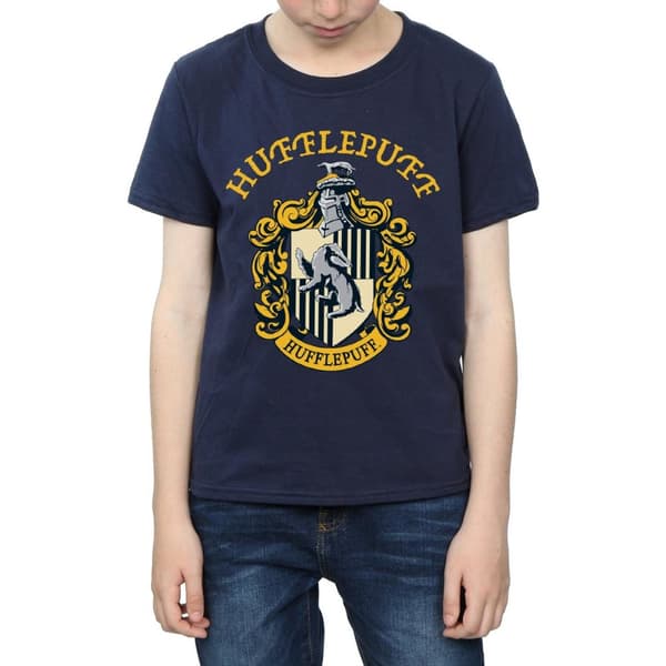Harry Potter Hufflepuff T-shirt i bomull för pojkar