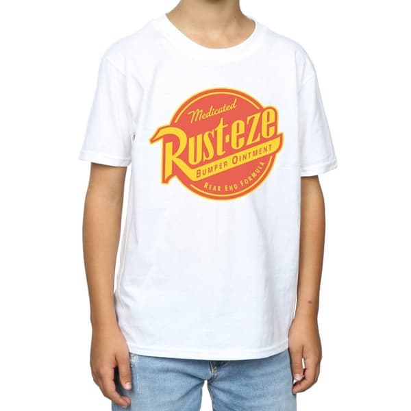 Cars Boys Rust-Eze Logo Cotton T-Shirt