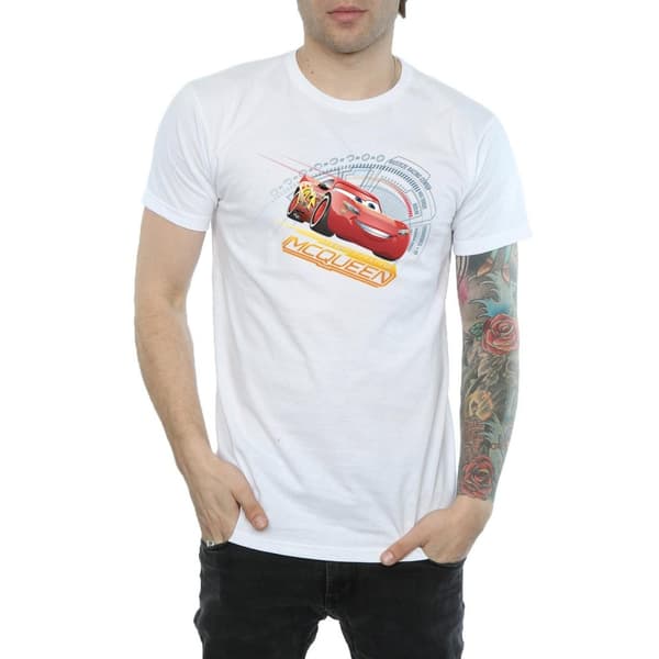 Cars Blixten McQueen t-shirt i bomull för herrar