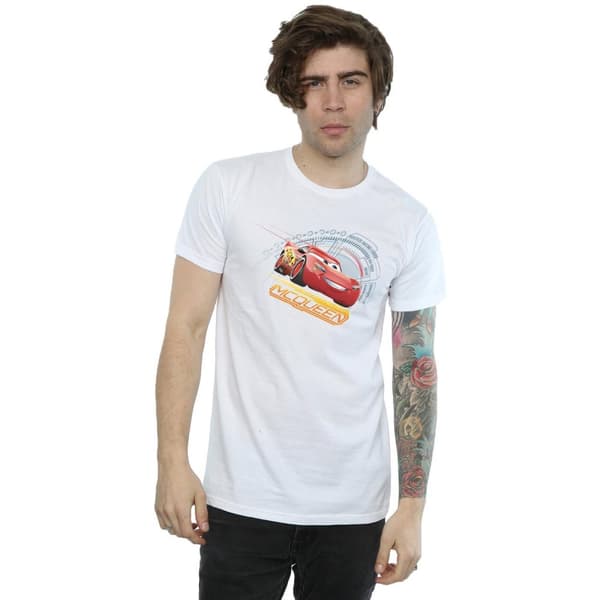 Cars Blixten McQueen t-shirt i bomull för herrar